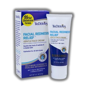 TriDerma Facial Redness Relief Gentle Face Cream |Soothing & Relieving Daily Moisturizer for Redness, Repair Uneven Skin Tone - (2.2 oz) - 1 of 2