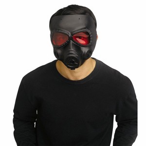 Fun World Adult Wasteland Gas Mask Halloween Costume Mask - Black One Size - 1 of 1