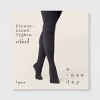 Women's Ribbed Fleece Lined Tights - A New Day™ - 2 of 2
