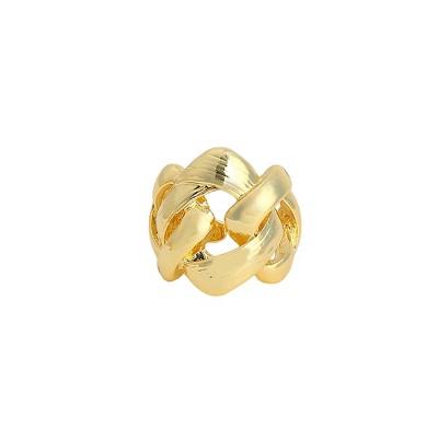 SOHI Women's California Gold The Medium Link Statement Ring