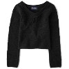 The Children's Place Girls Long Sleeve Pointelle Bow Sweater - 2 of 2