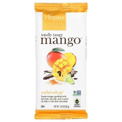 Chuao Chocolatier, Dark Chocolate Bar, Totally Tangy Mango™, 2.8 oz