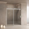 NicBex Shower Door 70"H Frameless Shower Doors Double Sliding Shower Door with Premium 5/16" (8mm) Thick Tempered Glass Door - 4 of 4