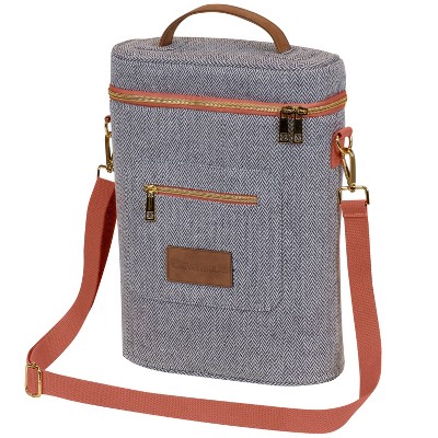 CleverMade Wine 8qt Cooler Tote - Herringbone