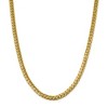 Black Bow Jewelry 6.25mm, 14k Yellow Gold, Miami Cuban (Curb) Chain Necklace - 3 of 4