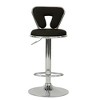 Poundex,Adjustable Height & Swivel Barstool in Faux Leather - 4 of 4