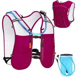Breathable Running Backpack with Water Bladder for Hands-Free Hydration on Hikes, Trail Runs, and Cycling - 1 of 4
