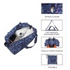 Lilo & Stitch All-Over Stitch Face Print Blue 21” Packable Duffel - 4 of 4
