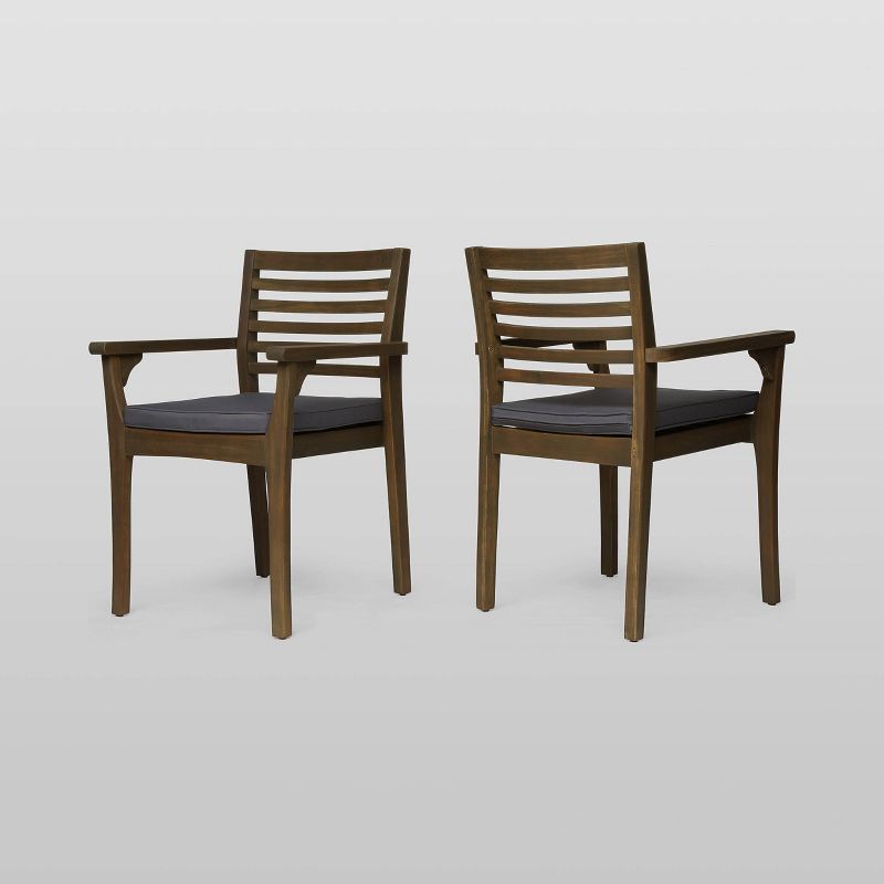 Emerson 2pk Acacia Wood Dining Chair - Christopher Knight Home
, 1 of 6
