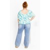 Women's Plus Size Pretty Thing Top - seafoam | CITY CHIC - image 3 of 4