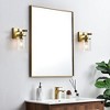 Elegant Lighting Saanvi 1 light Brass and Clear Bath Sconce - 3 of 4