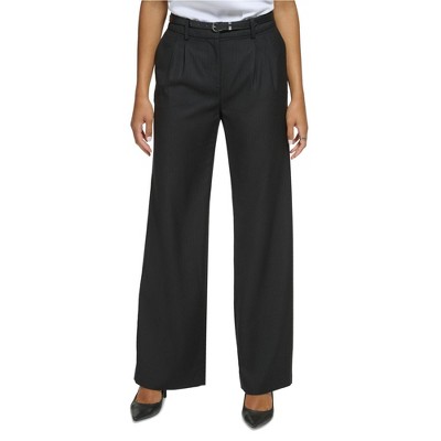 Calvin Klein Womens Pleated Dress Pants