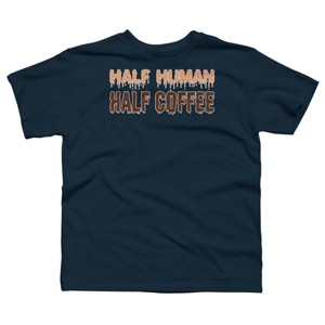 Boy's Design By Humans Funny Halloween Costume For Coffee Addicts By TeeShirtMadness T-Shirt - 1 of 3