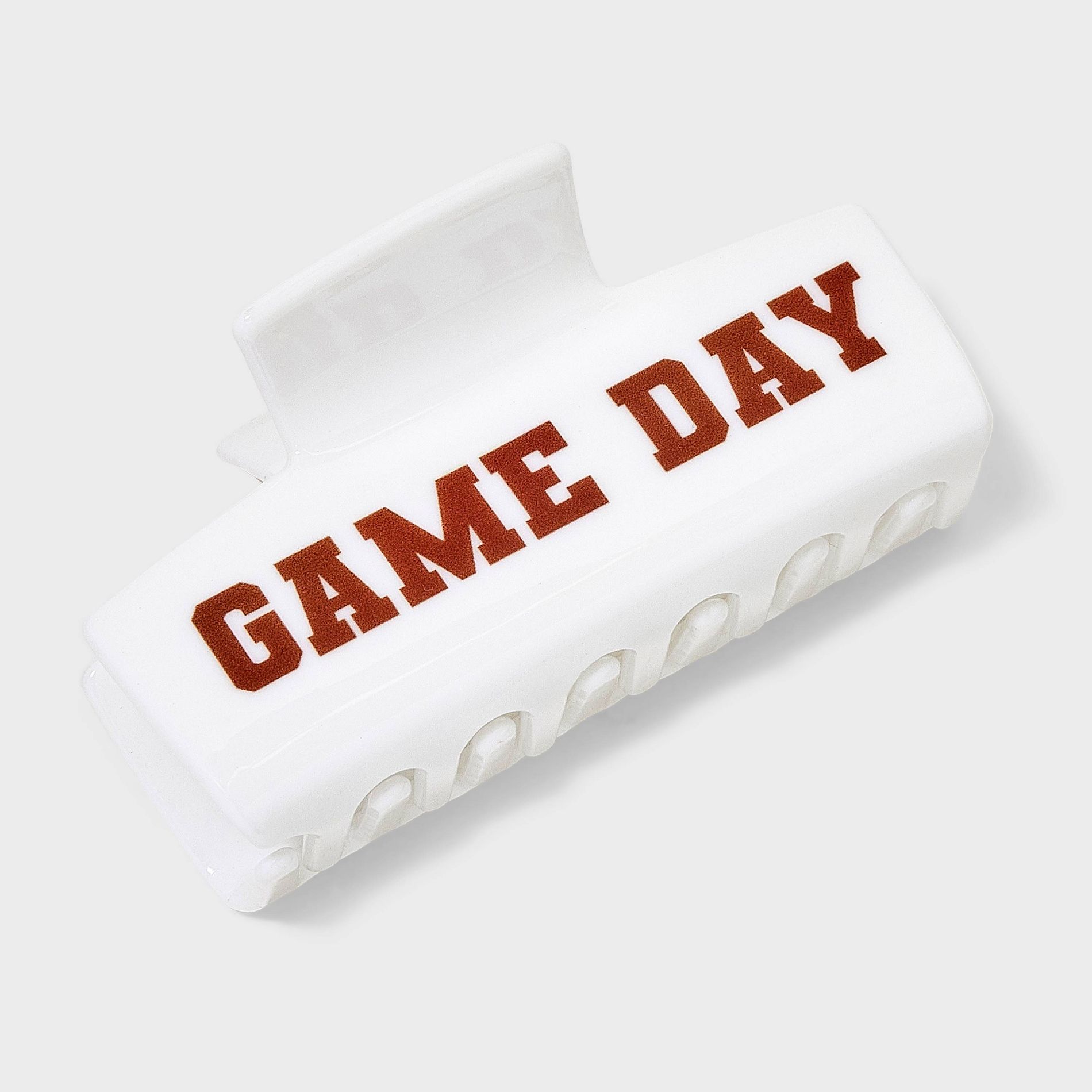 Game Day Square Claw Hair Clip - Universal Thread™ White
