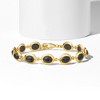 Ross-Simons Black Onyx Bracelet in 18kt Gold Over Sterling - 4 of 4