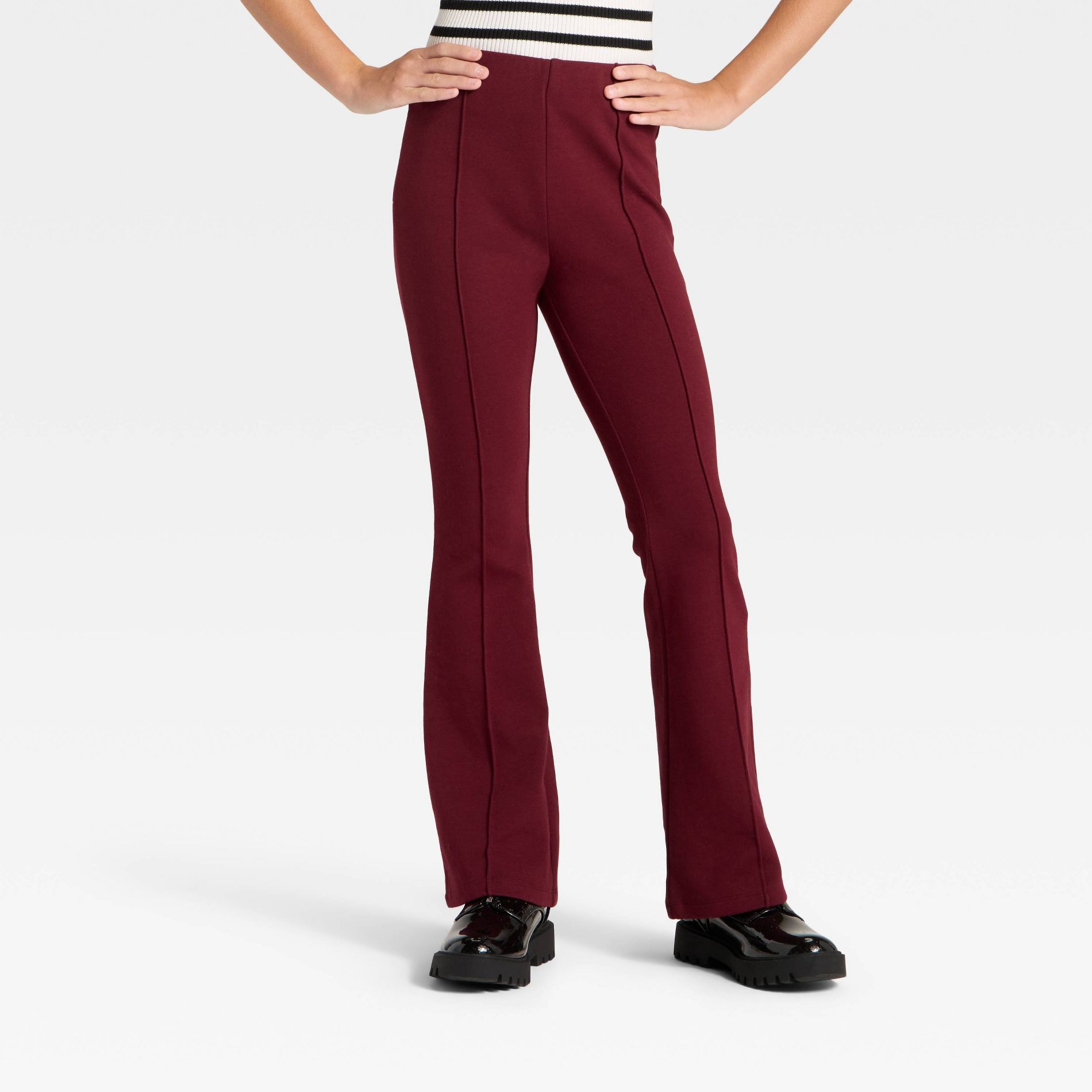 Girls' Pintuck Flare Leggings - art class™