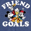 Girls' - Disney - Mickey And Friends Friend Goals Fitted Short Sleeve Graphic T-Shirt - 2 of 4