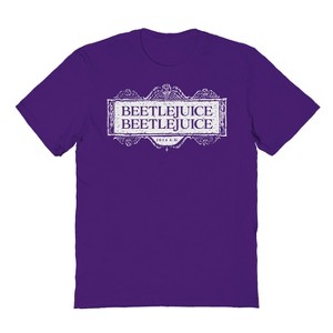 Beetlejuice Men's Beetlejuice Beetlejuice Logo Short Sleeve Graphic Cotton T-Shirt - 1 of 1