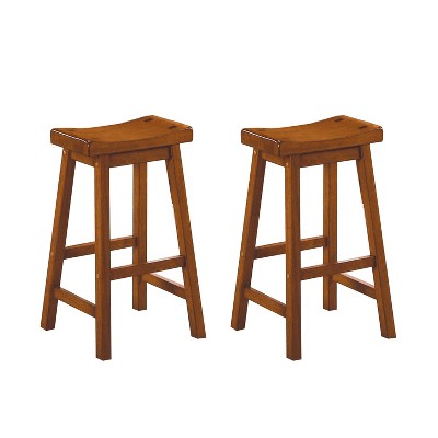 NicBex Dining Chairs Set of 2 Backless Saddle Casual Dining Home Furniture Seat Bar Stools for Kitchen, Bedroom