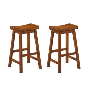 NicBex Dining Chairs Set of 2 Backless Saddle Casual Dining Home Furniture Seat Bar Stools for Kitchen, Bedroom - 1 of 4