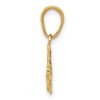 Black Bow Jewelry 14k Yellow Gold Script #1 Mom Charm or Pendant, 15mm - 2 of 4