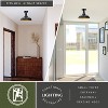 VAXCEL Dorado Bronze Farmhouse Outdoor Flush Mount Ceiling Barn Light Dark Sky - 4 of 4