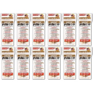 Wooster 4.5" Jumbo-Koter Pro/Doo-Z FTP 3/16" Nap 12 Sets Of 2-Pack # RR373-4.5-12PK - 1 of 1