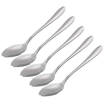BOLLSLEY 2Pcs Stainless Steel Dinnerware Set Spoon Tea Spoon Dessert Coffee  Ice Cream Spoons Kitchen Accessories Bar Tools With Long Handle 