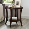 Anybear Contemporary Oval Shelf End Table - 2 of 4