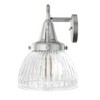 Hunter Fans 8.25" Brushed Nickel Cypress Grove Wall Light 4-Bulb Dimmable Vanity Fixture with Fluted Glass Shade - 3 of 4