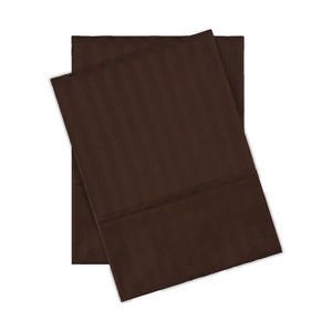 400 Thread Count Cotton Stripe 2 Piece Pillowcase Set by Blue Nile Mills - 1 of 1