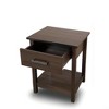 Kumasinova Wood Nightstand with Drawer,Bedside Tables with Lower Shelf,End Table for Bedroom,Living Room - 2 of 4