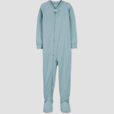 Carter's Just One You® Comfy Soft Toddler Footed Pajama - Green 12M