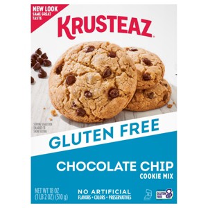 Krusteaz Gluten Free Chocolate Chip Cookie Mix, 18 OZ - 1 of 4