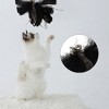 Unique Bargains Cat Feather Plaything Cat Wand Replacement Feather Fluffy Plume Black Brown 3 Pcs - 4 of 4