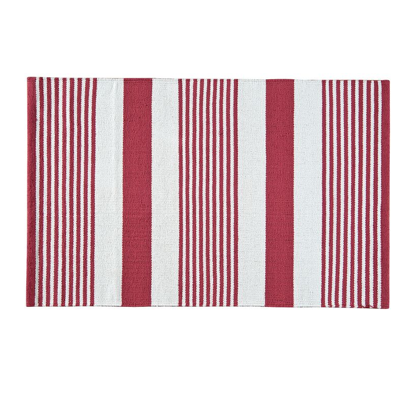 C&F Home 2'0" x 6'0" Red & White 4th of July Patriotic Woven Rug, 1 of 5