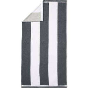 Lands' End Rugby Stripe Reversible Beach Towel - 1 of 4
