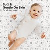 KeaBabies Mini Crib Sheets for Baby Girls, Boys, 2-Pack Soothe Pack and Play Sheets Fitted, Organic Pack N Play Mattress Sheet - 4 of 4
