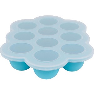 WeeSprout Silicone Freezer Tray w/ Clip on Lid Perfect Food Storage Container for Homemade Baby Food - 1 of 4