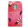 Starbucks Peppermint Mocha Flavored 28 fl oz Coffee Creamer + 11oz Light Roast Ground Coffee - 2 of 4