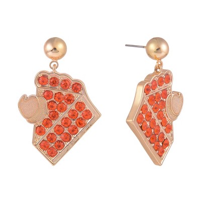 Hallmark Stone Pumpkin Pie Earrings