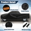 Unique Bargains Pickup Truck Cover for Ford F150 Regular Cab Pickup 8 Feet Black 236"x81"x61" 1 Pc - 2 of 4