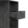 PAGED Computer Desk Modern Office Desk with 2 Open Shelves and Storage Drawer for Office - 4 of 4
