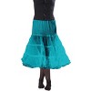 Malco Modes Women’s Rockabilly Tutu Petticoat – Fluffy Vintage Crinoline Underskirt for Dresses and Costumes – Apple Green - 2 of 2
