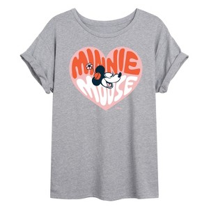 Women's - Disney - Minnie Mouse Oversized Graphic T-Shirt - 1 of 4