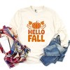 Simply Sage Market Hello Fall Pumpkin Distressed Garment Dyed Long Sleeve - 3 of 4