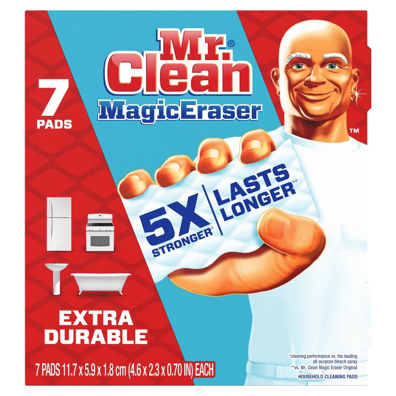 Mr. Clean Extra Durable Scrub Magic Eraser Sponges - 7ct, 1 of 14