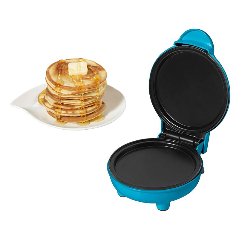 Starfrit 4-In. Electric Mini Pancake Maker, Blue, 4 of 7
