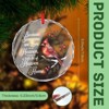 Christmas Ornament 2025 Remembrance Ornament for Loss of Loved One Forever in My Heart Bereavement Gift Sympathy Keepsake - 2 of 4