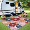 Abynow Geometric Waterproof Outdoor Area Rug - 3 of 4